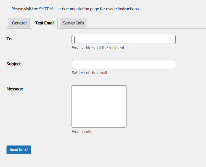 smtp mailer test - How to send email via smtp with WordPress smtp mailer plugin?