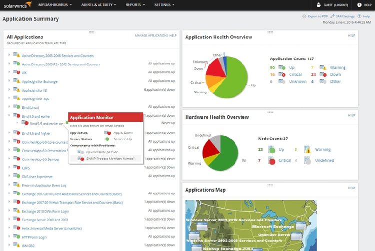 Top & best server monitoring tools for Linux solarwinds server and application monitor - Top & best server monitoring tools for Linux