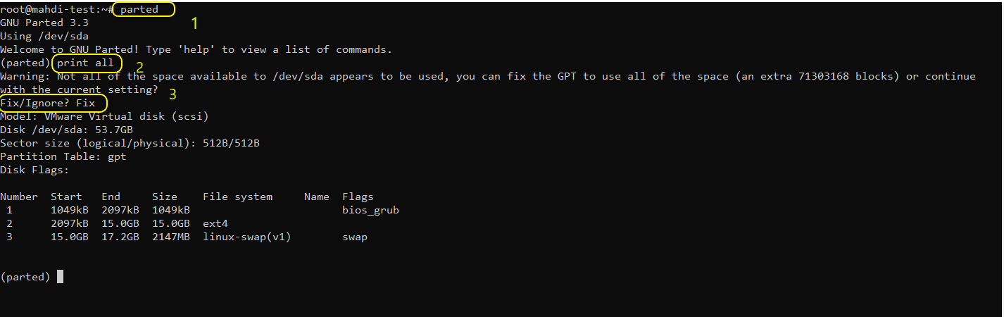 Resizing Root Partition In Linux