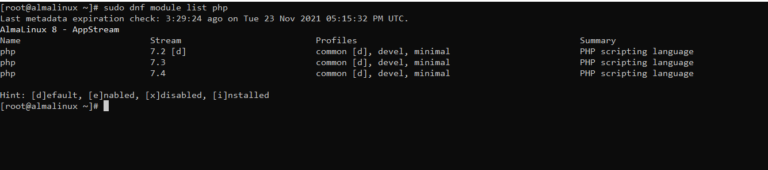 How To Install Apache Mysql And Php On Almalinux 8 Dade2 8990